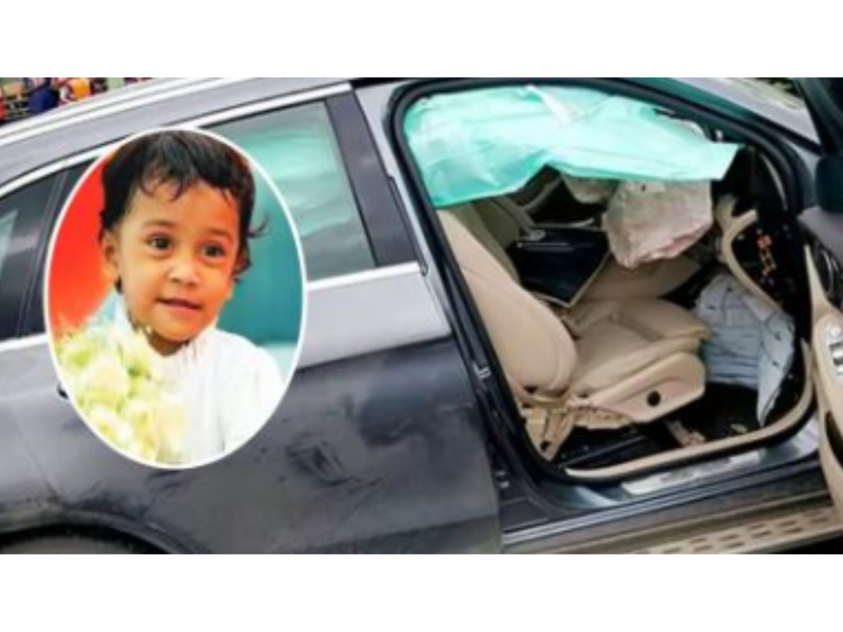 Kerala 2YearOld Girl Dies After Car Airbag Deploys During Accident