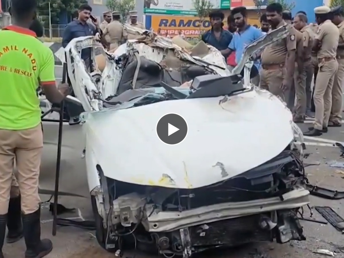 Tamil Nadu Accident: Four Killed After Car Rams Into Truck Near Kovalam ...