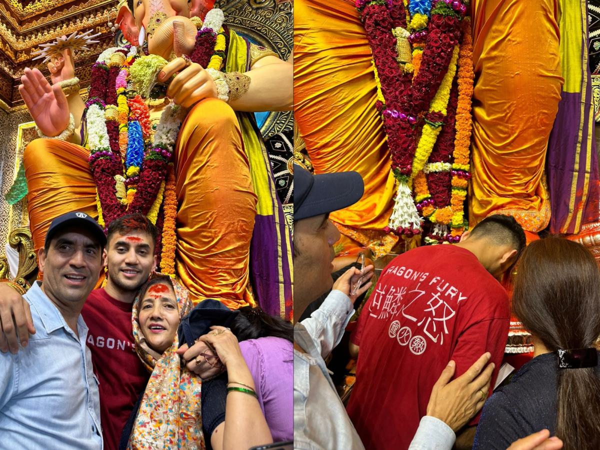 Lalbaugcha Raja 2024: Indian Badminton Star Lakshya Sen Visits Mumbai's Iconic Ganesh Pandal to Seek Blessings (See Pics)