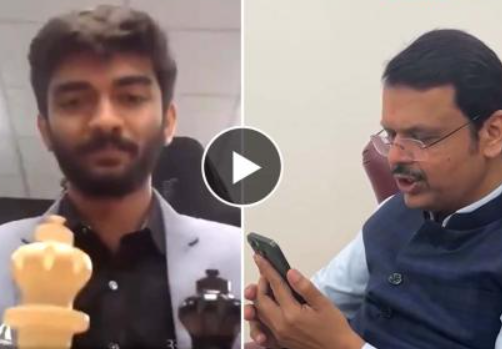 Maharashtra CM Devendra Fadnavis Calls D Gukesh to Congratulate Him on ...