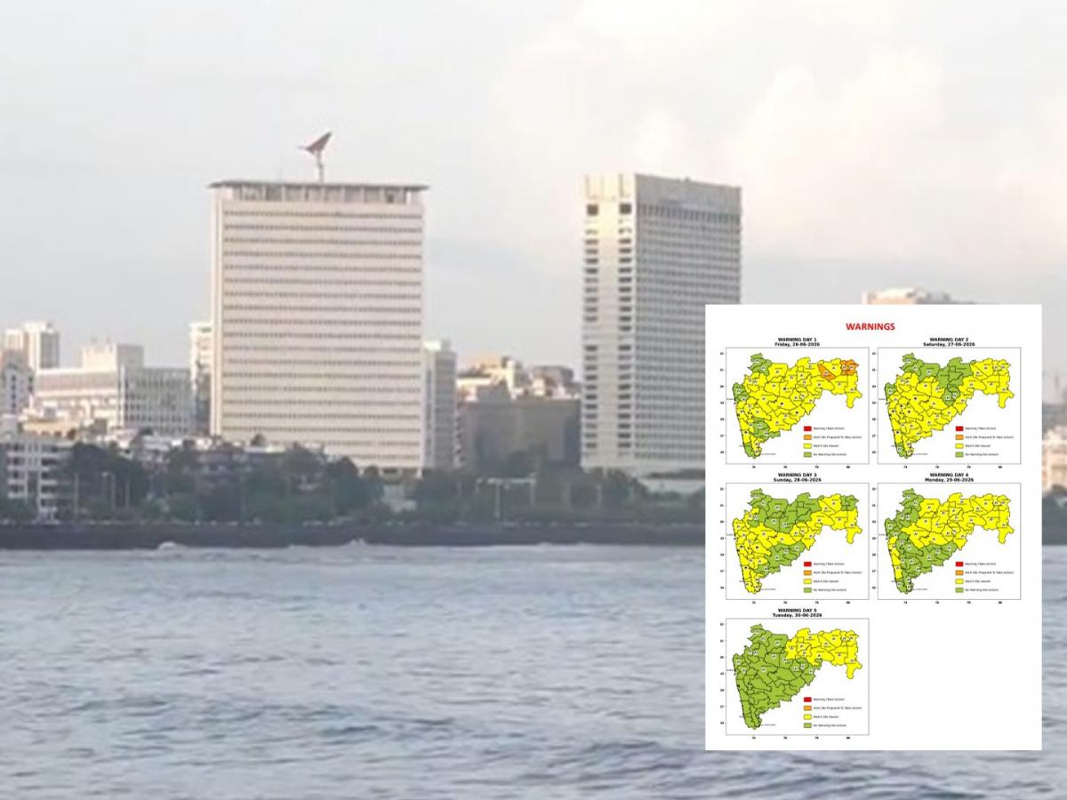 Maharashtra Rain Update: Only 4 Rainy Days Out of 26 in June; Yellow Alerts in Mumbai, Thane on Saturday and Sunday