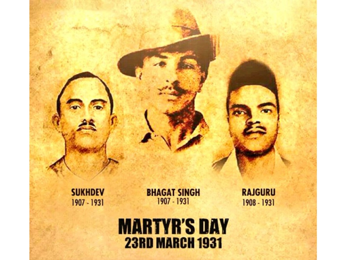 Shaheed Diwas: Here's how people paid tribute to Bhagat Singh, Rajguru \u0026  Sukhdev - www.lokmattimes.com, image size:1200x900
