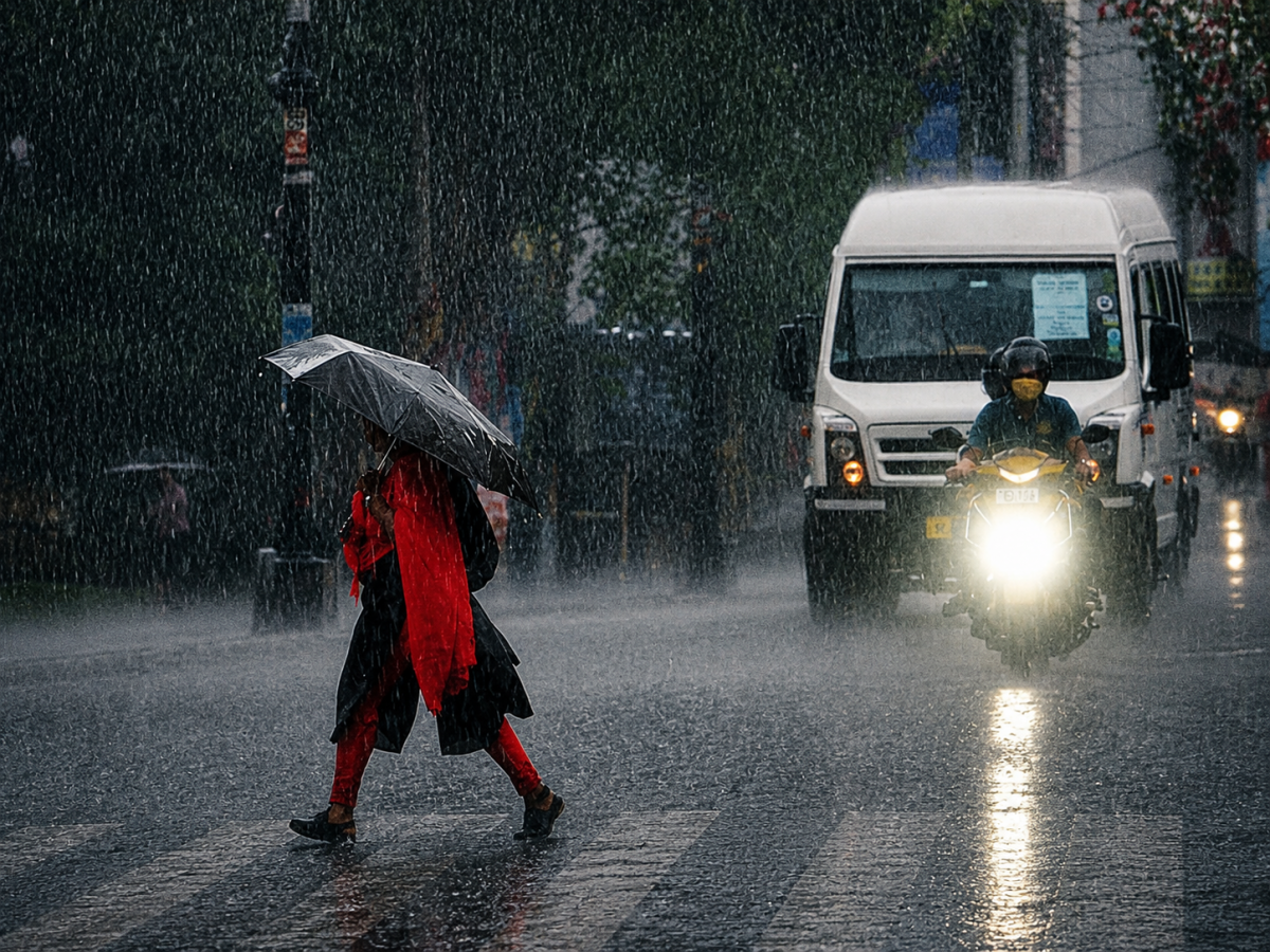 Mumbai Weather Update: IMD Warns of Heavy Rainfall and Gusty Winds Across City, Thane & Raigad