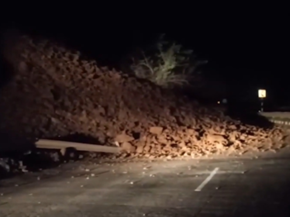 Mumbai-Goa Highway Traffic Alert: Landslide Near Dhamandevi in ...