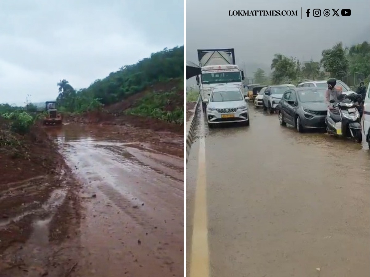 Goa Highway Closed After Landslide at Kashedi Ghat in Raigad