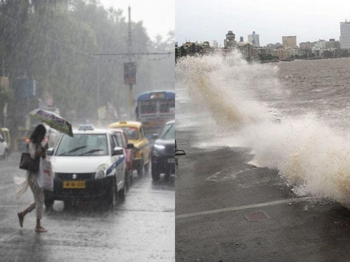 Mumbai Weather Update Cloudy Sky And Moderate Rainfall Expected Check High Tide And Low Tide 3081