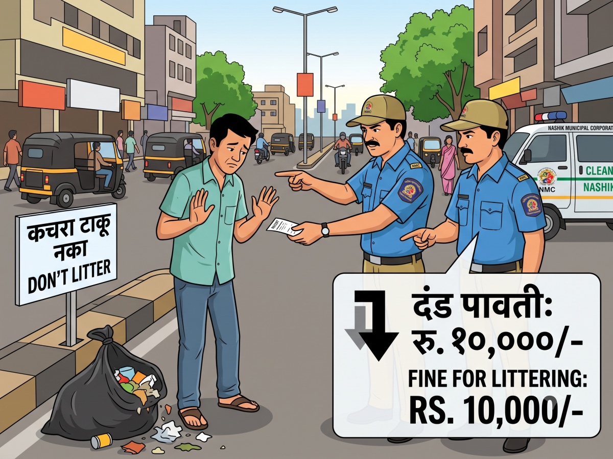 Nashik: Publicly Dumping Garbage To Cost ???10,000, Repeat Offenders Face Jail Up To 5 Years