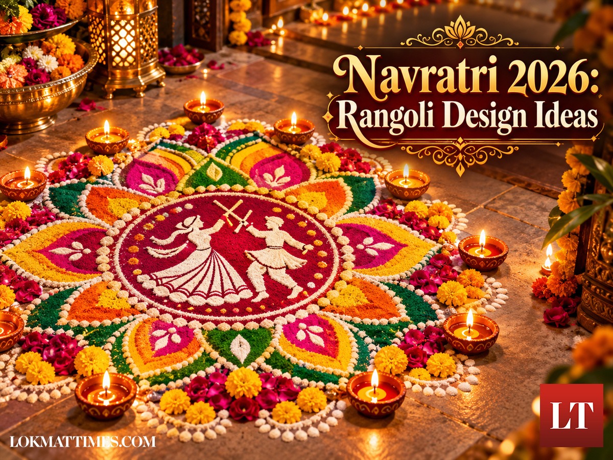 Sharad Navratri 2026: Unique Rangoli Designs To Make As You Welcome ...