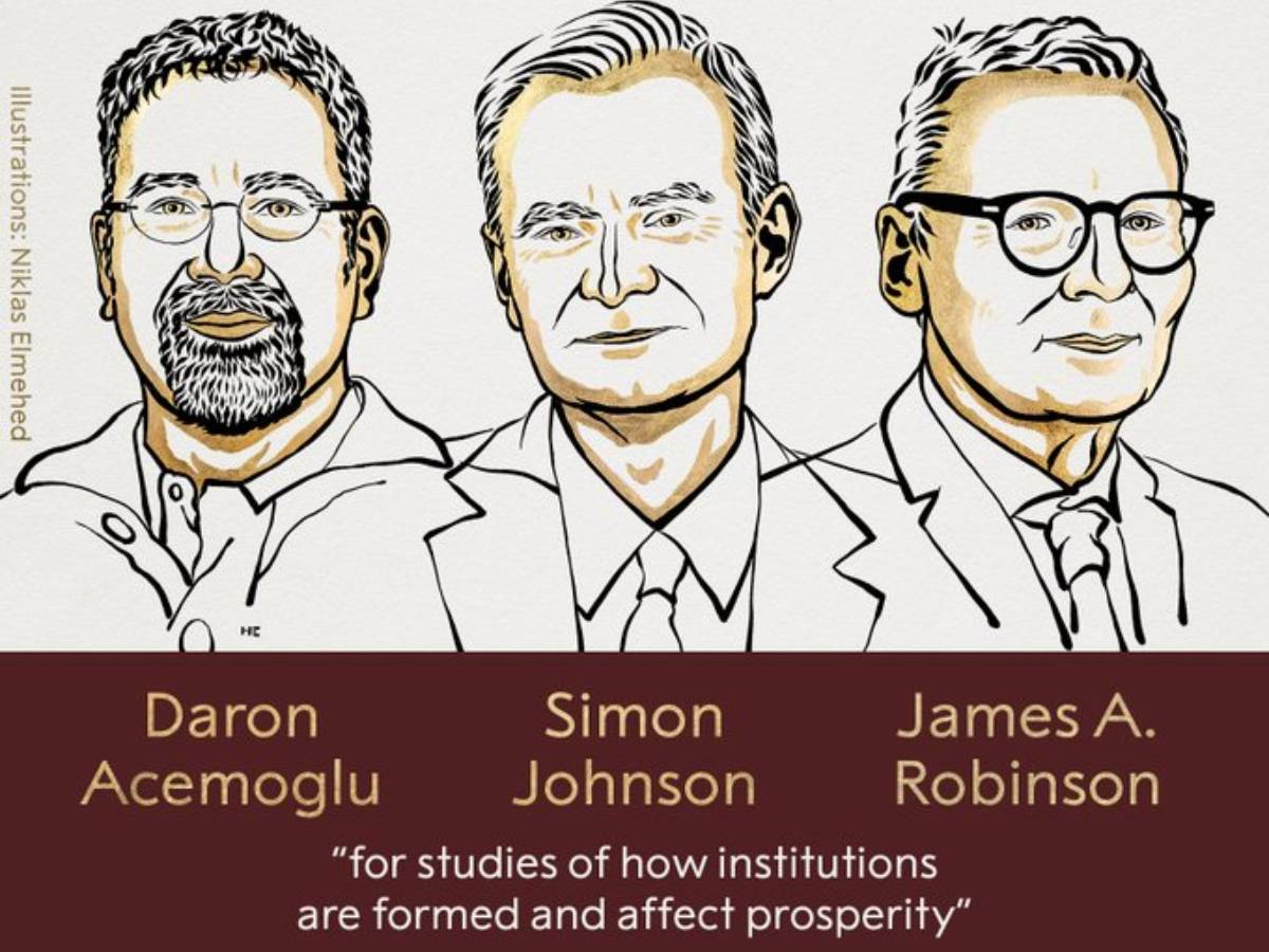 Nobel Prize in Economics awarded to Daron Acemoglu, Simon Johnson and James A Robinson - www.lokmattimes.com