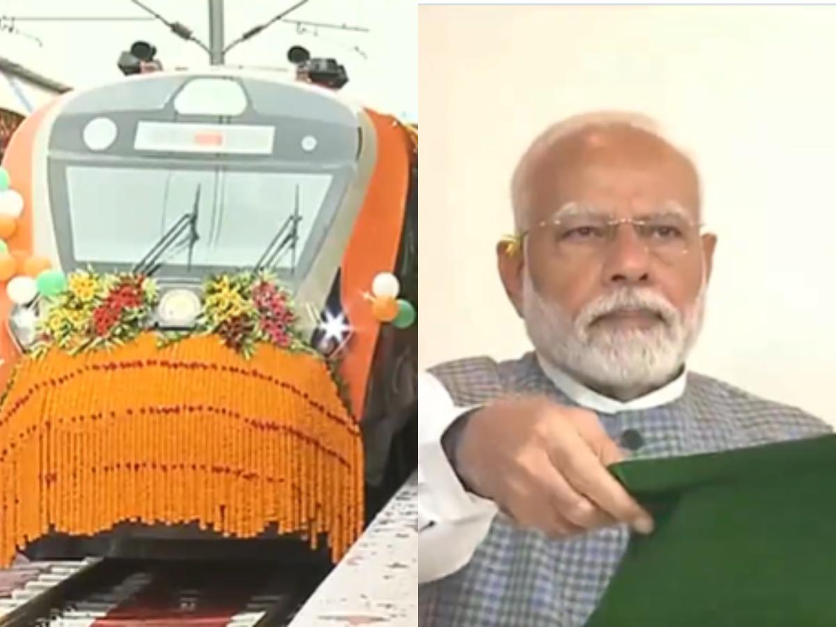 Pm Modi Virtually Flags Off Tatanagar Patna Vande Bharat Train At