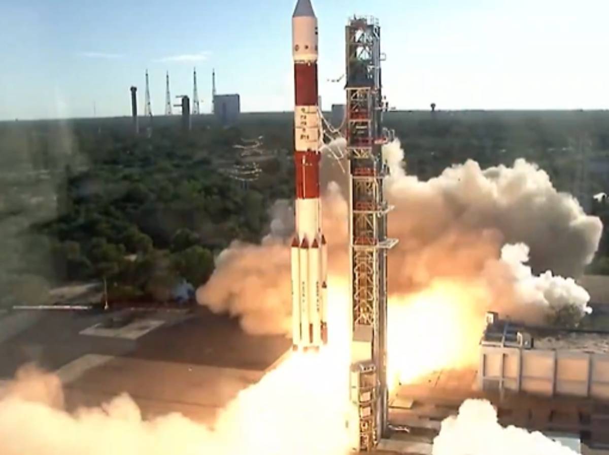 ISRO's PSLV Rocket With Satellites Of European Space Agency Placed In ...