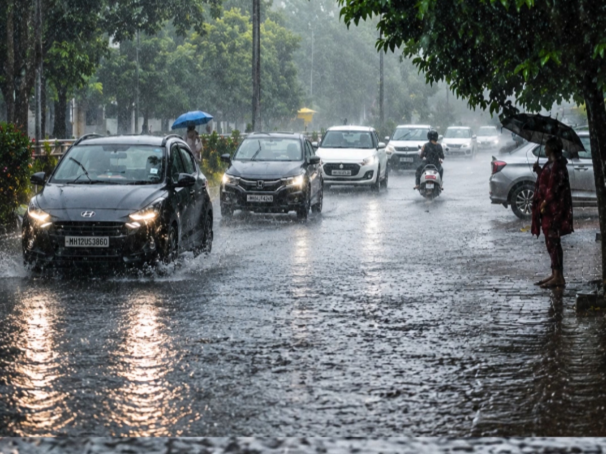 Pune Rains: Heavy Rain Creates Traffic Chaos Across Pune, Authorities Issue Advisory