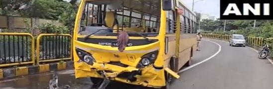 Pune School Bus Accident: 15 Students Injured After Four-Wheeler ...