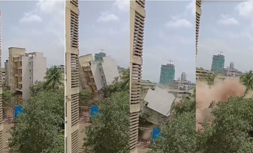 Kalyan: Portion of Building Collapses During Demolition; Safety Protocols Allegedly Ignored, KDMC Orders Inquiry