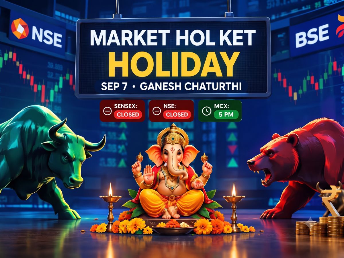 Ganesh Chaturthi 2026: Stock Market Closed Today As NSE, BSE Observe Trading Holiday; Check MCX Timings