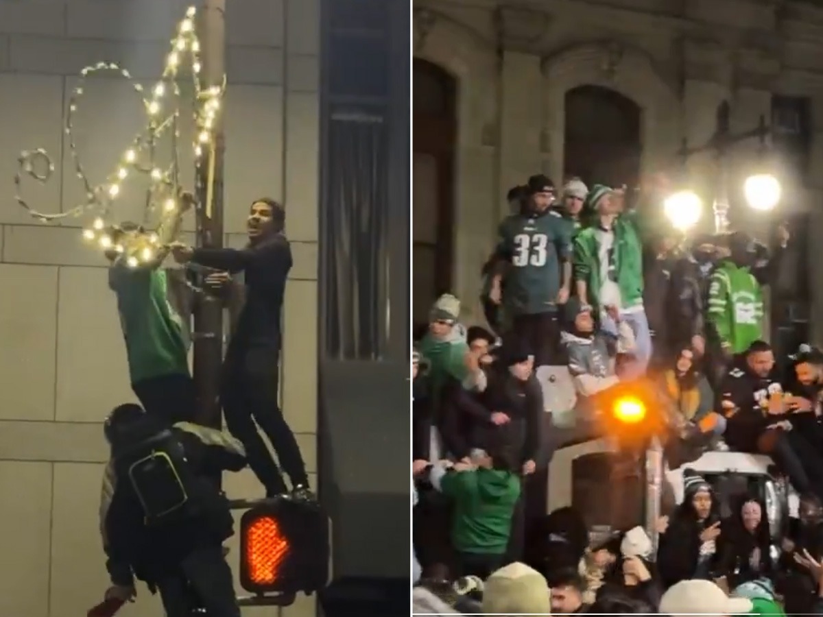 Super Bowl 2025 Eagles Fans Take to Philadelphia Streets Ahead of