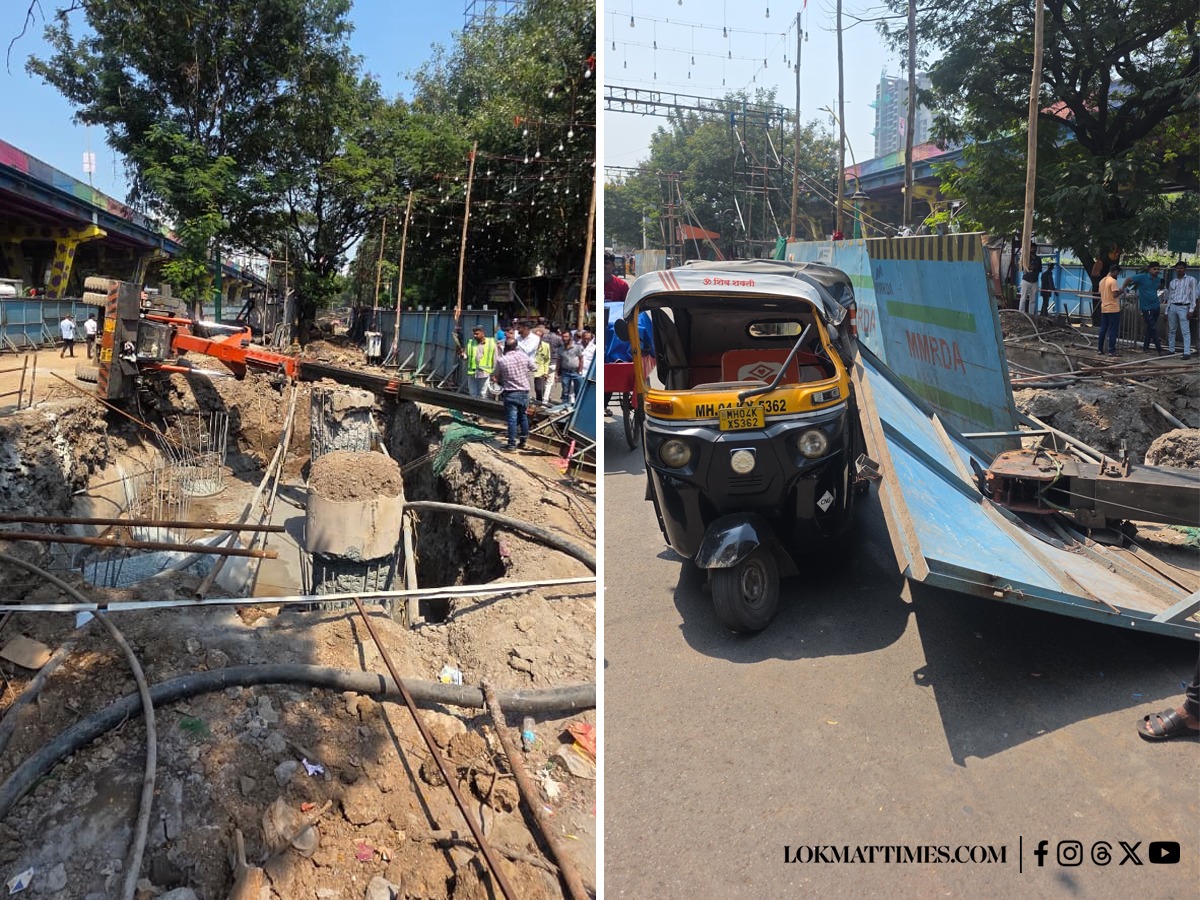 Thane Crane Accident: One Injured, Auto Rickshaw Damaged After ...
