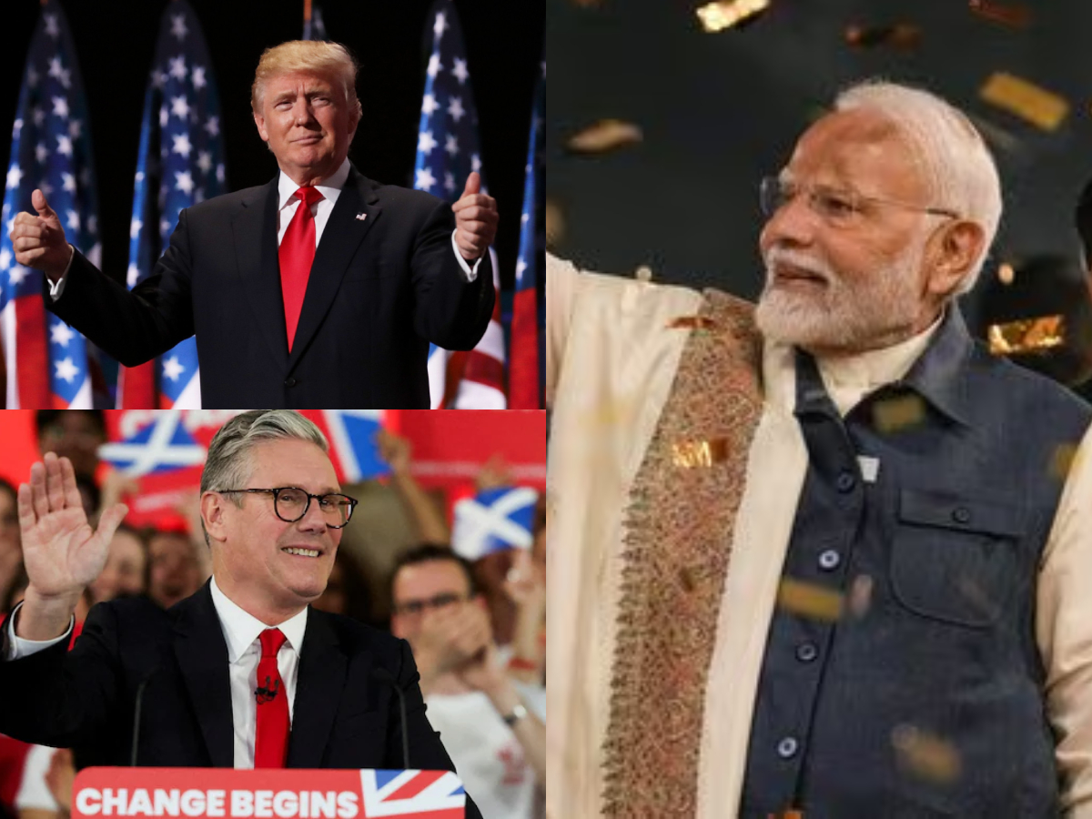 Top Global Political Events of 2024 U.S. Elections, UK Shift, and India's Lok Sabha Battle