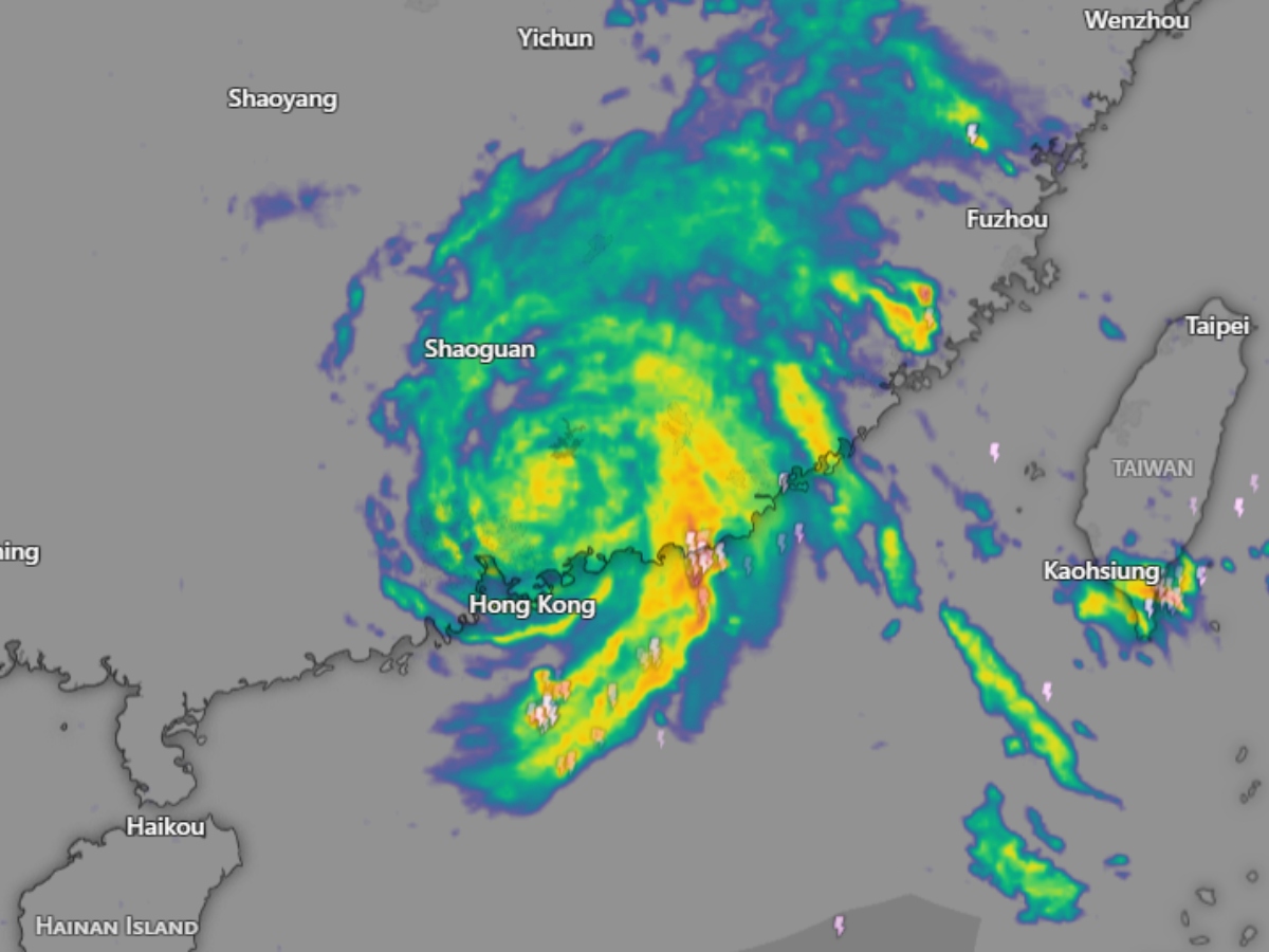 Typhoon Noul Live Tracker Map: China Under Red Alert, Hong Kong Issues Number 8 Typhoon Signal
