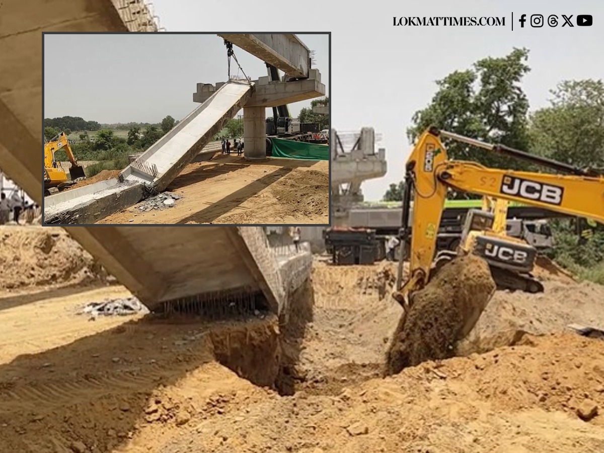 UP Bridge Collapse: 2 Injured After 70-Foot Slab of Under-Construction ...