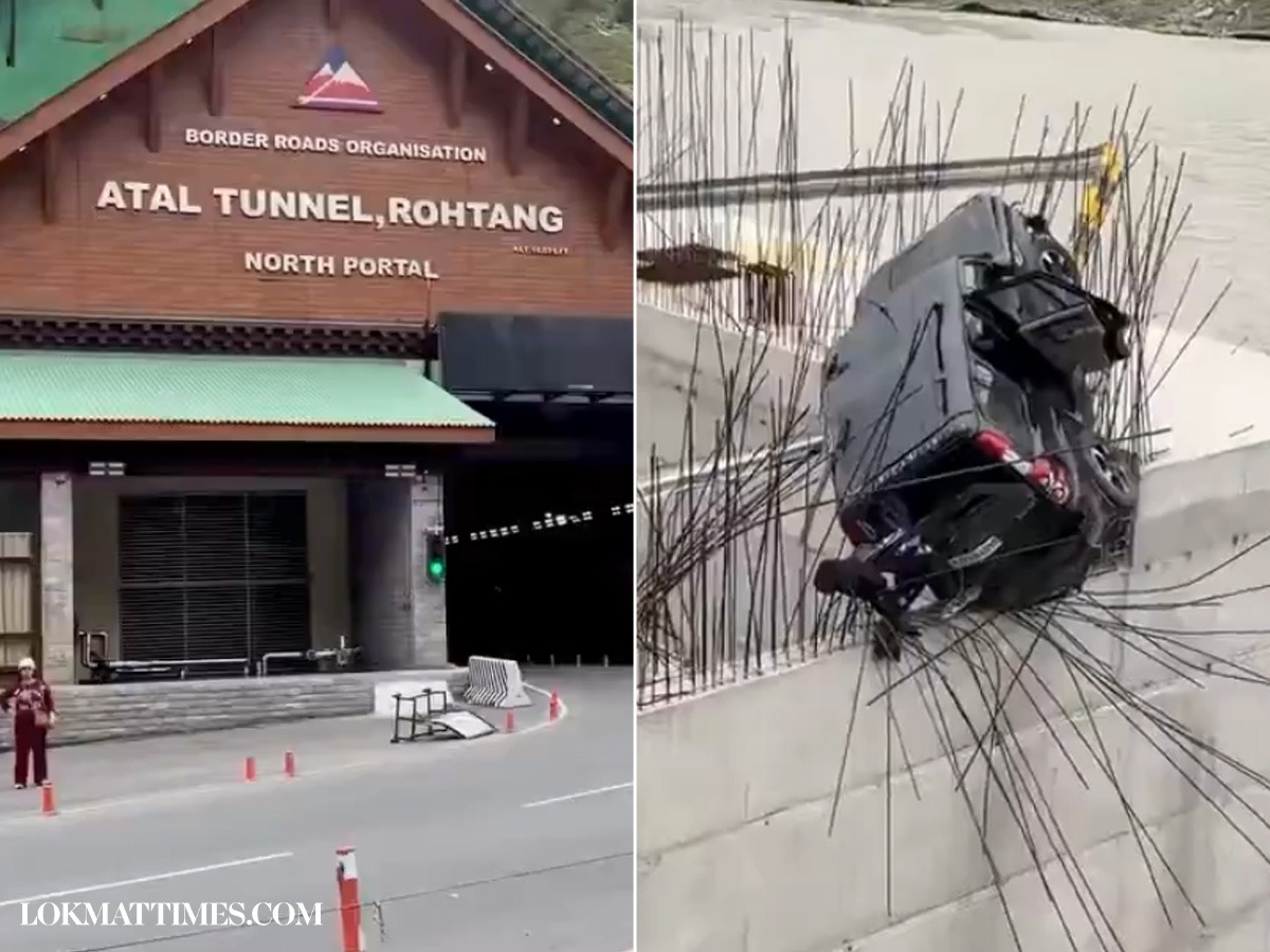 Atal Tunnel Accident: One Dead, Three Injured After SUV Crashes Into Under