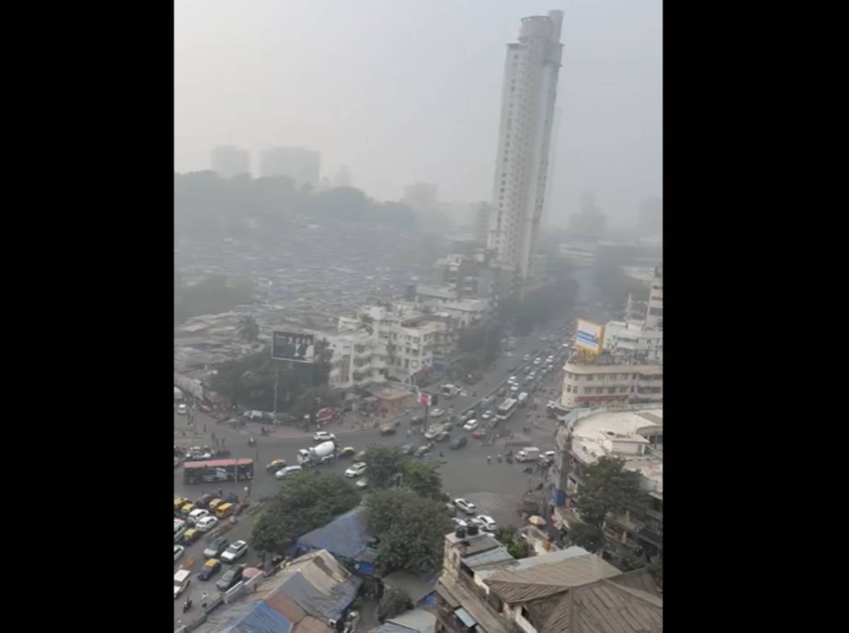 Air Pollution In Mumbai Thick Smog In Worli As Aqi Drops For Second Consecutive Day In City