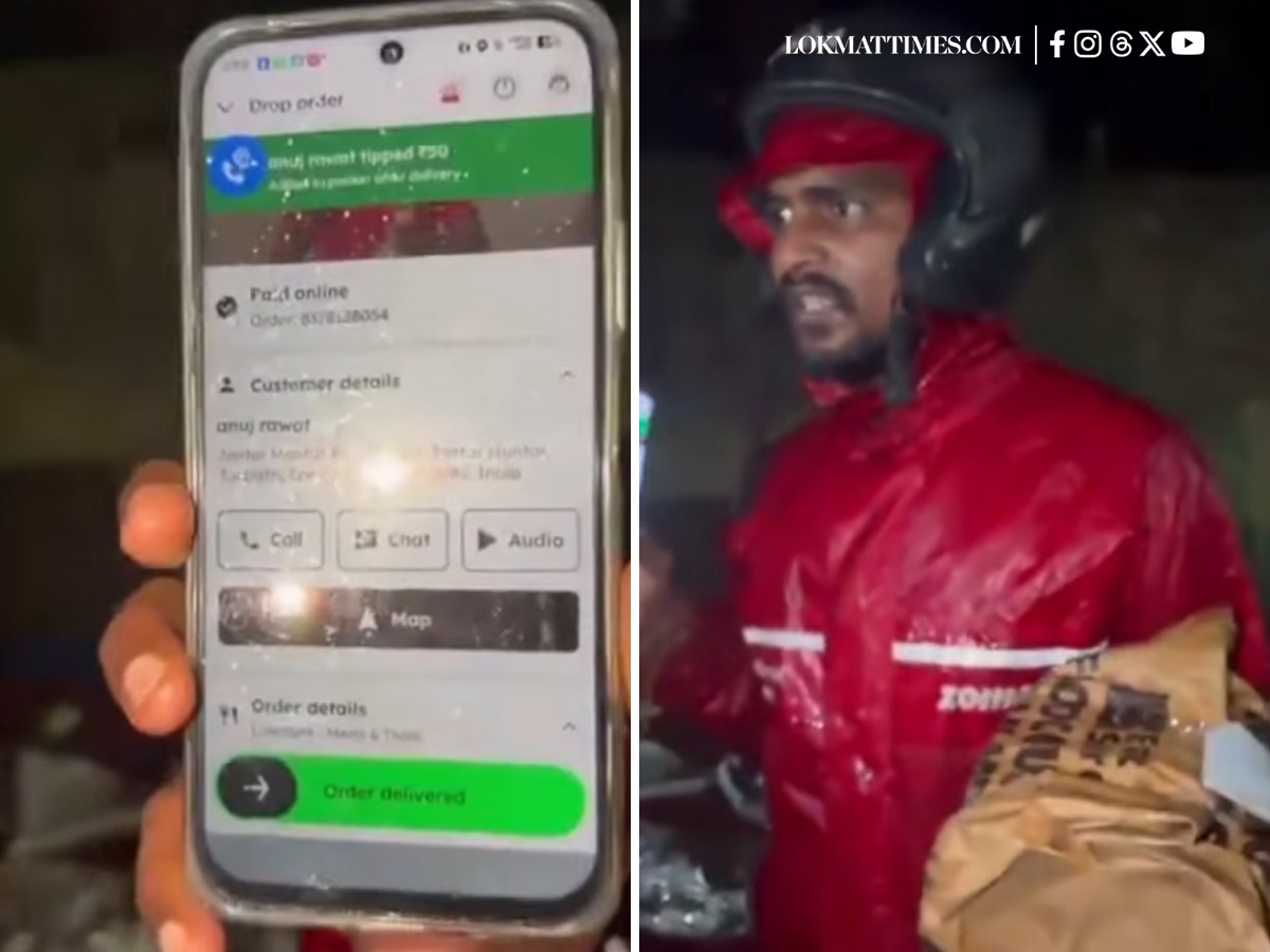 Mumbai Man Orders Food on Zomato for Protesters at Jantar Mantar in Delhi (Watch)
