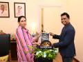 Rajasthan Deputy CM Diya Kumari Welcomes Jurassic World: Rebirth to Rajasthan - Hindi News | Rajasthan Deputy CM Diya Kumari Welcomes Jurassic World: Rebirth to Rajasthan | Latest entertainment News at Lokmattimes.com