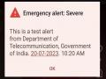 Emergency Alert Test Message Notifying Mobile Users Sparks Tension - Hindi News | Emergency Alert Test Message Notifying Mobile Users Sparks Tension | Latest national News at Lokmattimes.com