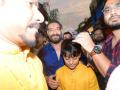 Ajay Devgn, Kajol and son Yug visit Lalbaugcha Raja to offer prayers - Hindi News | Ajay Devgn, Kajol and son Yug visit Lalbaugcha Raja to offer prayers | Latest entertainment News at Lokmattimes.com