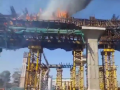 Massive Fire Breaks Out at Under-construction RRTS Station in UP's Meerut (Watch Video) - Hindi News | Massive Fire Breaks Out at Under-construction RRTS Station in UP's Meerut (Watch Video) | Latest national News at Lokmattimes.com