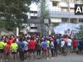 Joggers protest outside Shivaji Park after techie woman killed by speeding car - Hindi News | Joggers protest outside Shivaji Park after techie woman killed by speeding car | Latest maharashtra News at Lokmattimes.com