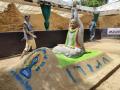 Yoga Day: Mysuru sand artist creates PM Modi model performing asanas - Hindi News | Yoga Day: Mysuru sand artist creates PM Modi model performing asanas | Latest national News at Lokmattimes.com