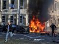 Explosions hit several cities across Ukraine, several dead - Hindi News | Explosions hit several cities across Ukraine, several dead | Latest international News at Lokmattimes.com