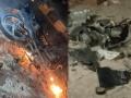 Punjab: Biker dead after a blast in his bike's fuel tank in Jalalabad - Hindi News | Punjab: Biker dead after a blast in his bike's fuel tank in Jalalabad | Latest national News at Lokmattimes.com