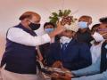 Defence Minister Rajnath Singh attends adopted son's wedding in UP - Hindi News | Defence Minister Rajnath Singh attends adopted son's wedding in UP | Latest national News at Lokmattimes.com
