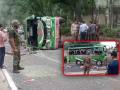Jammu-Kashmir Van Accident: Mini Bus Rolls Over Due to Overloading, 20-30 Passengers Hospitalized in Critical Condition - Hindi News | Jammu-Kashmir Van Accident: Mini Bus Rolls Over Due to Overloading, 20-30 Passengers Hospitalized in Critical Condition | Latest national News at Lokmattimes.com