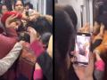 Delhi Metro Witnesses Violent Fight Between Women, Video Viral - Hindi News | Delhi Metro Witnesses Violent Fight Between Women, Video Viral | Latest social-viral News at Lokmattimes.com