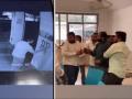 Watch: ABVP members beaten up in Dr Babasaheb Ambedkar Marathwada University over painting walls with organisation’s name - Hindi News | Watch: ABVP members beaten up in Dr Babasaheb Ambedkar Marathwada University over painting walls with organisation’s name | Latest maharashtra News at Lokmattimes.com