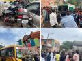 Pune accident: One dead, five injured as cement truck hits multiple vehicles - Hindi News | Pune accident: One dead, five injured as cement truck hits multiple vehicles | Latest maharashtra News at Lokmattimes.com