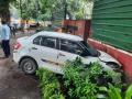 Cab driver rams car into wall of Union Minister Kiren Rijiju’s residence - Hindi News | Cab driver rams car into wall of Union Minister Kiren Rijiju’s residence | Latest national News at Lokmattimes.com