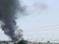 Ahmedabad Plane Crash: All Roads Sealed, Emergency Teams Rushed as Thick Smoke Engulfs Area (Watch Video) - Hindi News | Ahmedabad Plane Crash: All Roads Sealed, Emergency Teams Rushed as Thick Smoke Engulfs Area (Watch Video) | Latest national News at Lokmattimes.com