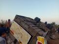 Two Dead, 55 Injured After Bus Overturns in Raigad - Hindi News | Two Dead, 55 Injured After Bus Overturns in Raigad | Latest maharashtra News at Lokmattimes.com