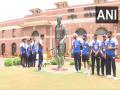 Indian Hockey Team Pays Tribute to Major Dhyan Chand After Winning Bronze Medal at Paris Olympics 2024 (Watch Video) - Hindi News | Indian Hockey Team Pays Tribute to Major Dhyan Chand After Winning Bronze Medal at Paris Olympics 2024 (Watch Video) | Latest hockey News at Lokmattimes.com