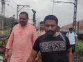 Mumbai Rains: Stuck in Train, Maharashtra Minister Anil Patil, MLC Amol Mitkari Walk On Railway Tracks To Escape (Watch Video) - Hindi News | Mumbai Rains: Stuck in Train, Maharashtra Minister Anil Patil, MLC Amol Mitkari Walk On Railway Tracks To Escape (Watch Video) | Latest maharashtra News at Lokmattimes.com