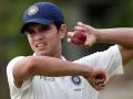 Arjun Tendulkar gets his first T20 wicket on Mumbai debut, as his bowling action goes viral! - Hindi News | Arjun Tendulkar gets his first T20 wicket on Mumbai debut, as his bowling action goes viral! | Latest cricket News at Lokmattimes.com