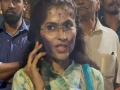 Thane: Shiv Sena (UBT) leader Ayodhya Poul faces humiliation as crowd throws ink at her - Hindi News | Thane: Shiv Sena (UBT) leader Ayodhya Poul faces humiliation as crowd throws ink at her | Latest maharashtra News at Lokmattimes.com
