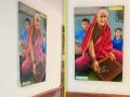 Canvas Painting of 72-Year-Old Student Babai Aajji from Satara Graces Corridor of Union Education Ministry Office - Hindi News | Canvas Painting of 72-Year-Old Student Babai Aajji from Satara Graces Corridor of Union Education Ministry Office | Latest maharashtra News at Lokmattimes.com