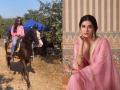Nimrit Kaur Ahluwalia Takes Up Horse Riding for Debut Film 'Shaunki Sardar' with Guru Randhawa - Hindi News | Nimrit Kaur Ahluwalia Takes Up Horse Riding for Debut Film 'Shaunki Sardar' with Guru Randhawa | Latest entertainment News at Lokmattimes.com