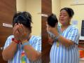 Comedian Bharti Singh Holds Her Newborn Baby for the First Time After Two Days, Gets Emotional - Hindi News | Comedian Bharti Singh Holds Her Newborn Baby for the First Time After Two Days, Gets Emotional | Latest entertainment News at Lokmattimes.com